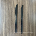 custom black flatware Biodegradable cutlery disposable knife